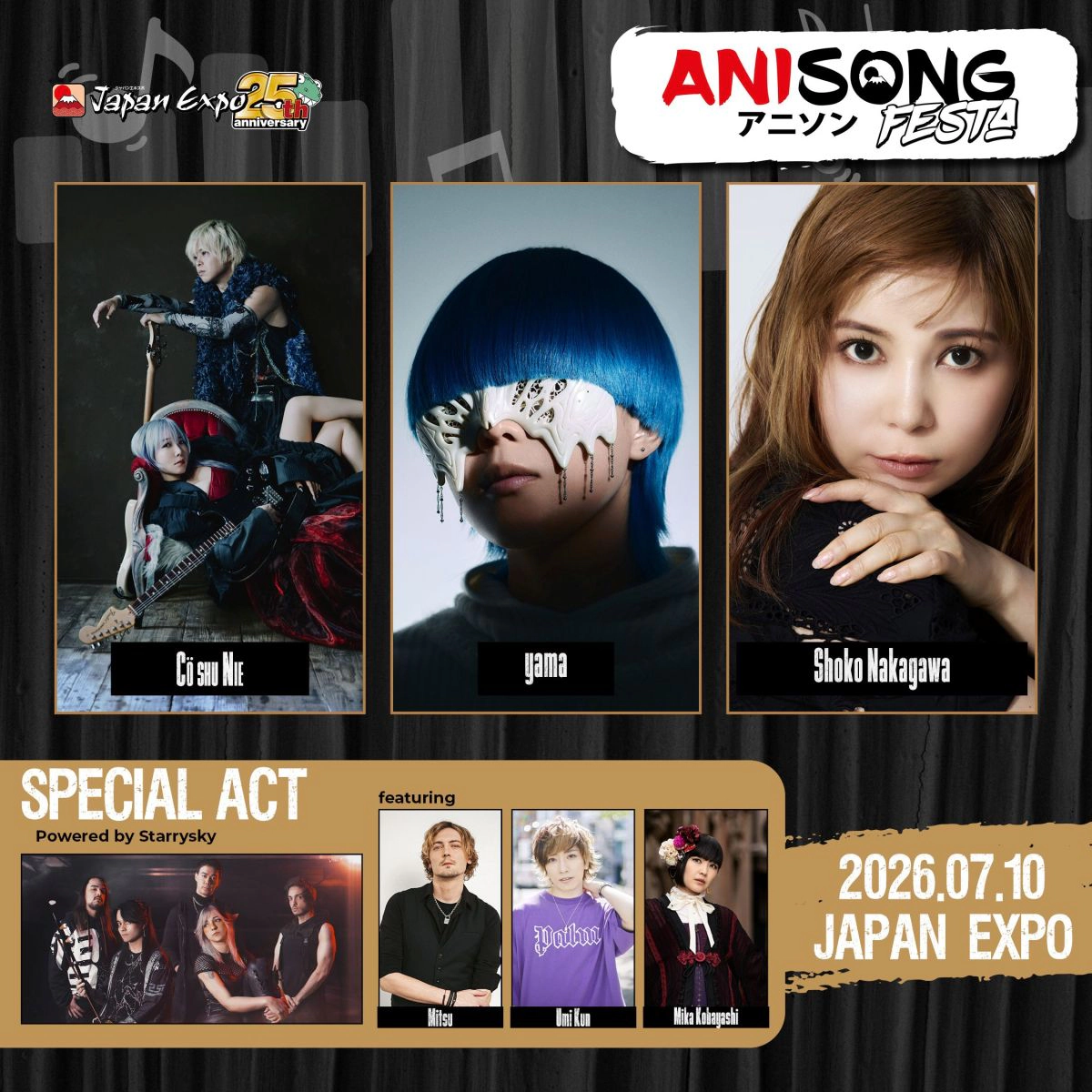 Anisong Festa à Japan Expo Paris 2026